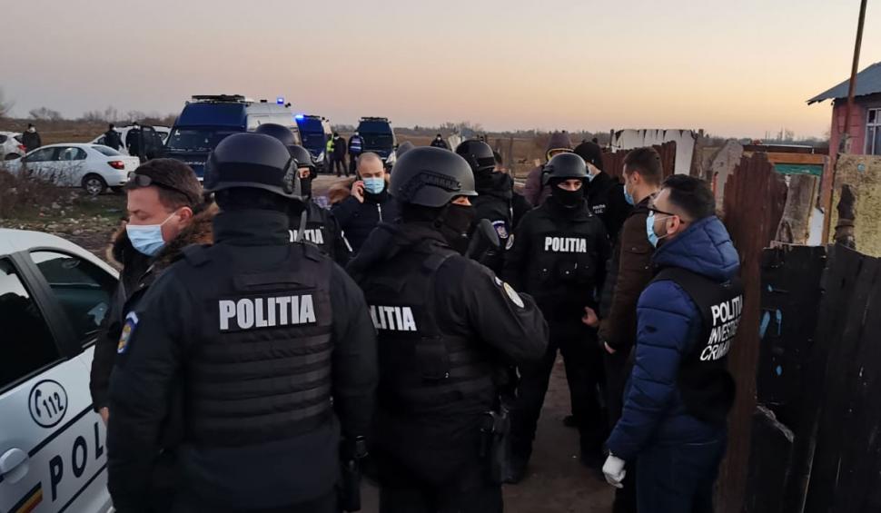 Acțiune în forță a polițiștilor la interlopii din Bolintin-Vale 745581
