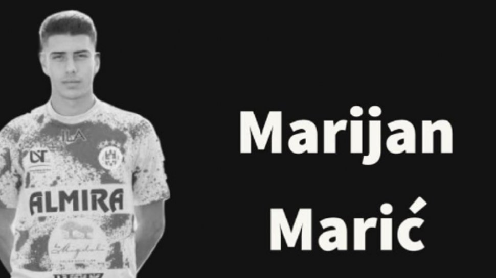 Doliu în fotbalul românesc! Fotbalistul Marijan Maric a murit la doar 20 de ani