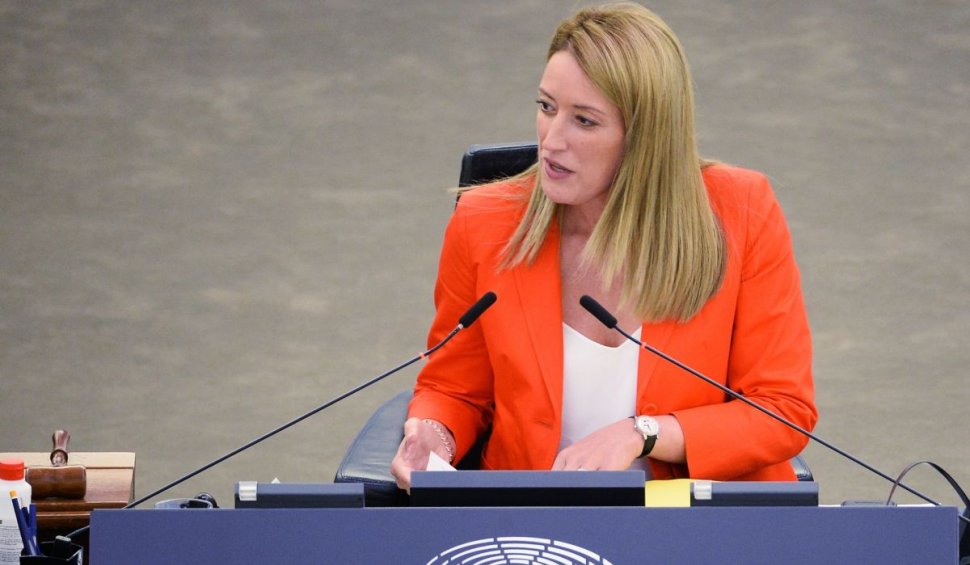 Roberta Metsola a fost aleasă în funcţia de preşedinte al Parlamentului European
