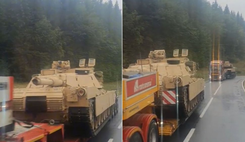 Tancuri transportate pe trailere, în România | Fake news pe TikTok