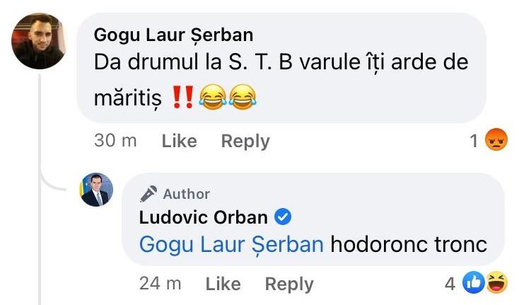 Festival de comentarii pe pagina de Facebook a lui Ludovic Orban: "Vărule, îţi arde de măritiş?" 746612