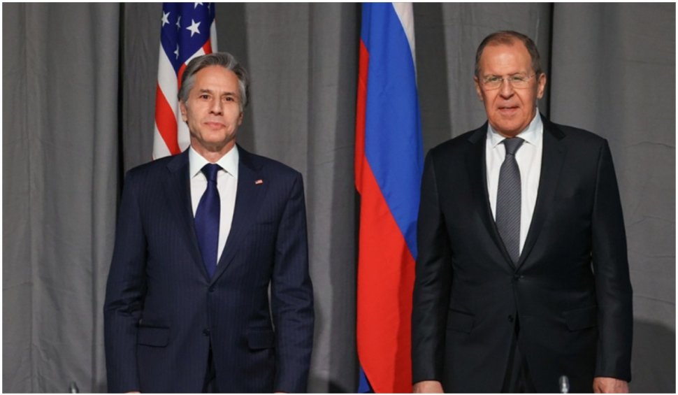 Lavrov după întâlnirea cu Blinken: ”SUA au promis un răspuns la cererile noastre săptămâna viitoare”
