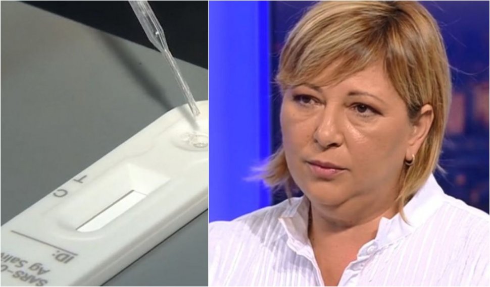 Mirela Voicu: "Testele COVID de salivă, o mega-escrocherie. Cineva din statul român câştigă bani pe sănătatea copiilor noştri"