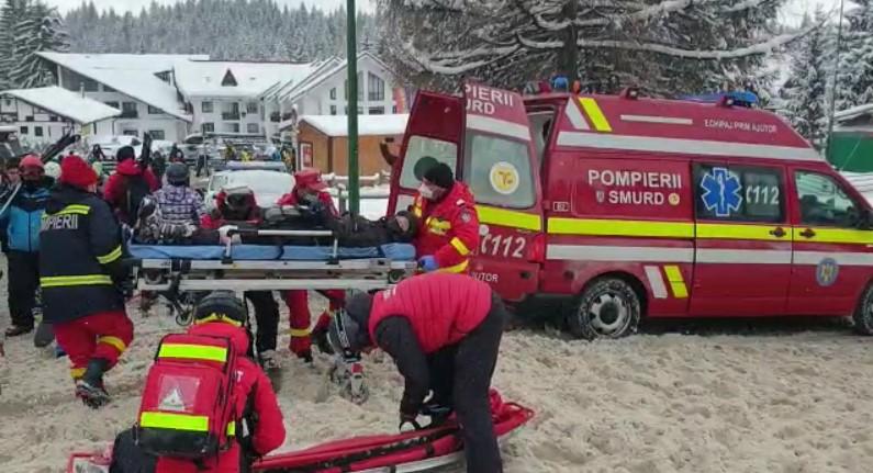 Copil accidentat grav pe pârtia din Brașov! Schiul i-a secționat genunchiul 746959
