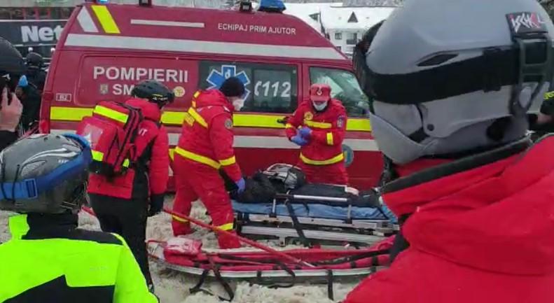 Copil accidentat grav pe pârtia din Brașov! Schiul i-a secționat genunchiul 746961
