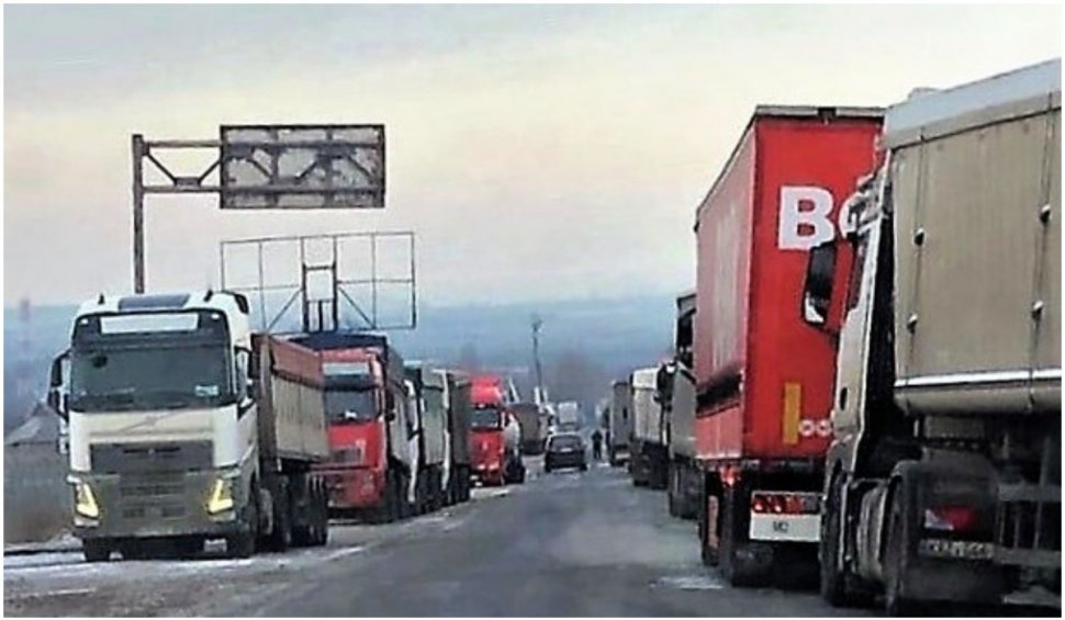 Conflictul din Ucraina îşi arată colţii. Zeci de camioane, blocate la vama Giurgiuleşti-Galaţi