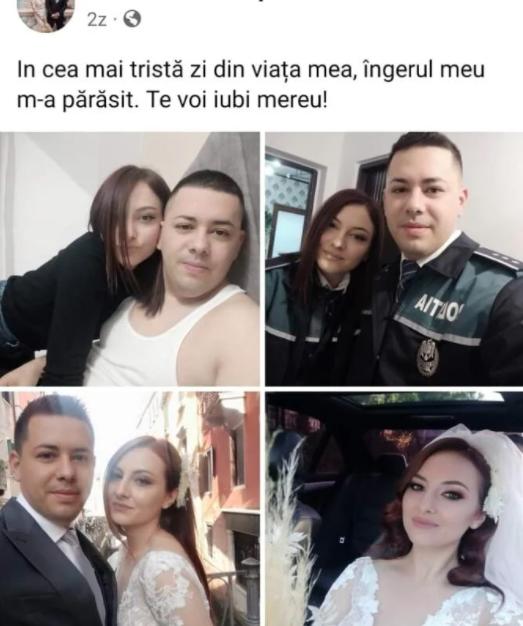 Soțul Adelei, devastat de durere, după ce polițista a fost înmormântată: ”Îngerul meu m-a părăsit” 747084