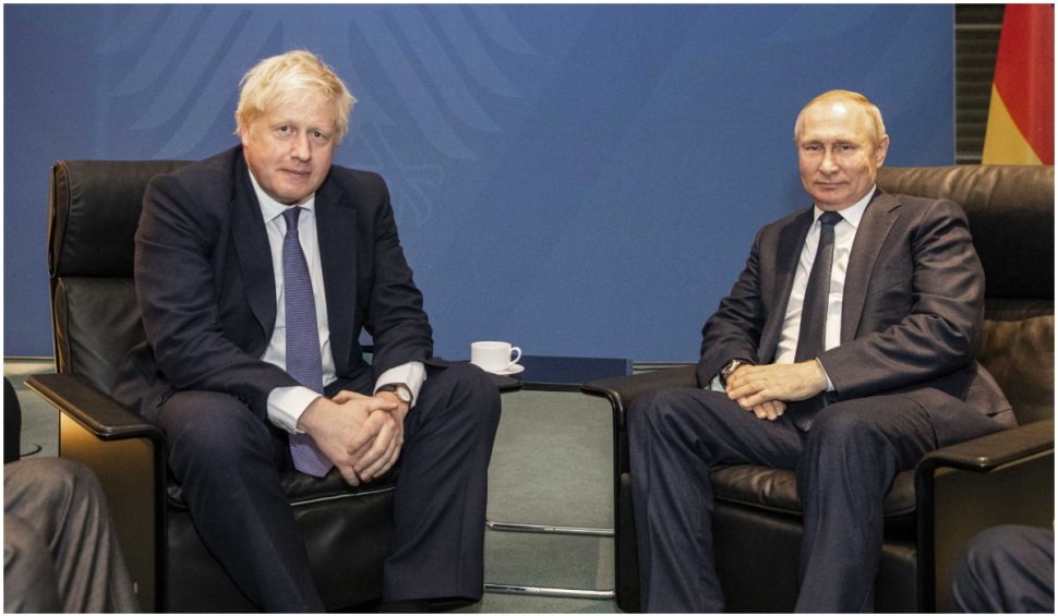 Boris Johnson, vizită în Ucraina și discuție cu Vladimir Putin, pe fondul tensiunilor tot mai ridicate