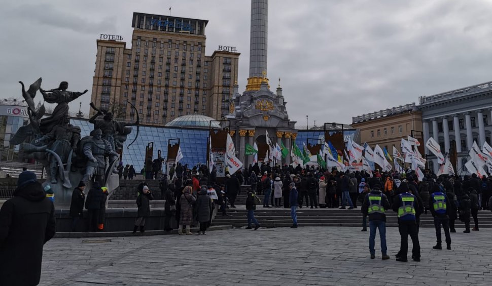 Proteste în pline tensiuni armate la Kiev. Transmisiune specială din capitala Ucrainei