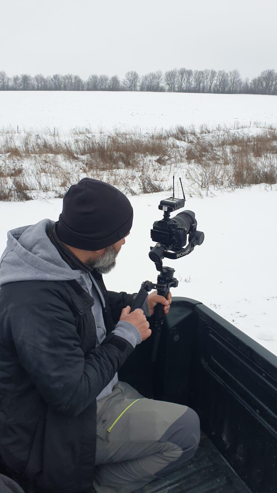 Cristi Popovici, jurnalist Antena 3, transmisiune din tranşee. Cum arată gardul de 100 de km de la granița Ucrainei cu Rusia 748839