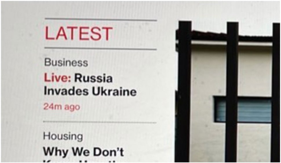 O publicație americană a scris din greșeală că Rusia a atacat Ucraina