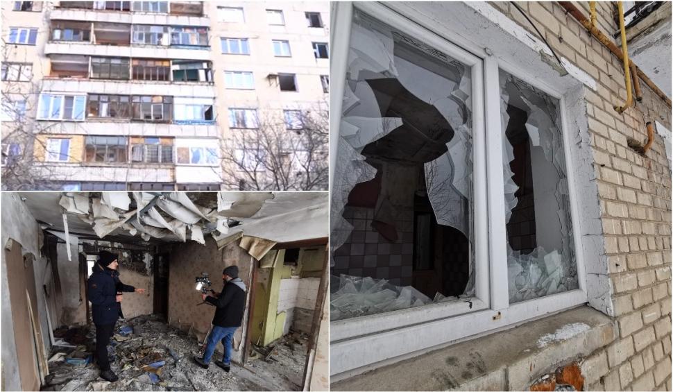 Antena 3, în direct, de pe linia frontului: "Este cea mai înfricoşătoare transmisiune pe care am făcut-o până acum" 749321