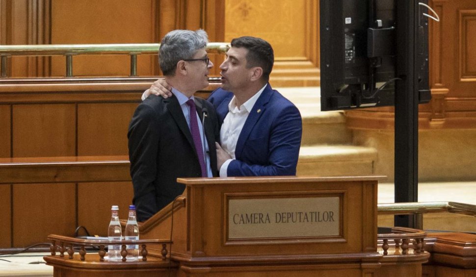 Parchetul General s-a sesizat din oficiu în privința conflictului dintre George Simion și Virgil Popescu din Parlament