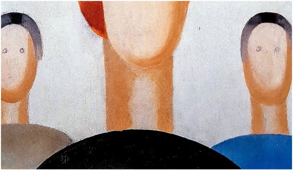 Un paznic al unei galerii de artă din Rusia se plictisea la serviciu, așa că a desenat ochi pe tablouri