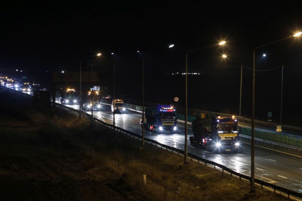Trei convoaie cu blindate SUA, pe teritoriul României. Primul convoi a ajuns la baza Mihail Kogălniceanu 750411