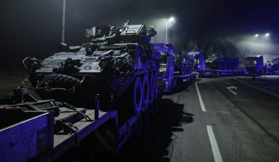 Ce echipamente militare au fost trimise la baza Kogălniceanu din România pentru pregătirea unui eventual conflict armat cu Rusia