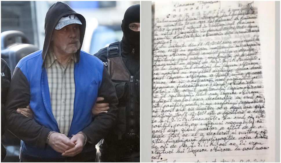 Gheorghe Dincă, scrisoare de 4 pagini din închisoare. Vrea bani mulți de la statul român