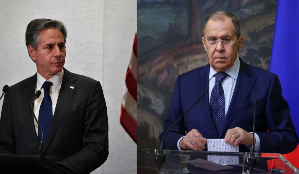 Miniștrii de externe rus și american au vorbit la telefon în timp ce la Moscova avea loc discuția între Vladimir Putin și Olaf Scholz