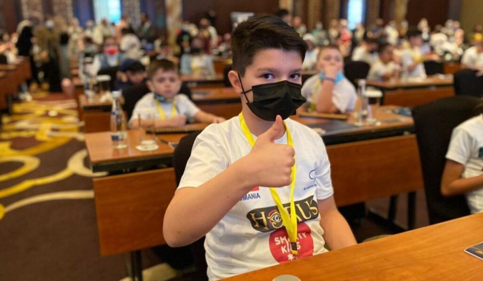 Luca, un român de 12 ani, a căștigat Olimpiada Internațională de Aritmetică Mentală pentru copii. Cum s-a antrenat să rezolve 160 de exerciții în 10 minute 751156