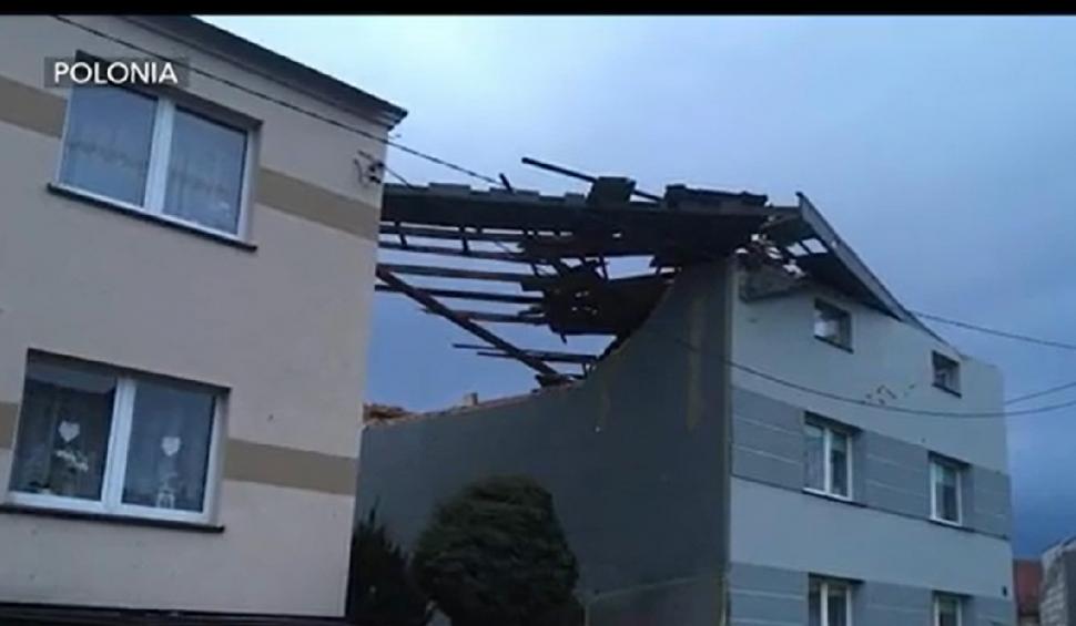 Furtunile care au făcut ravagii în Europa lovesc şi România. Meteorologii au emis cod portocaliu de vânt puternic 751490