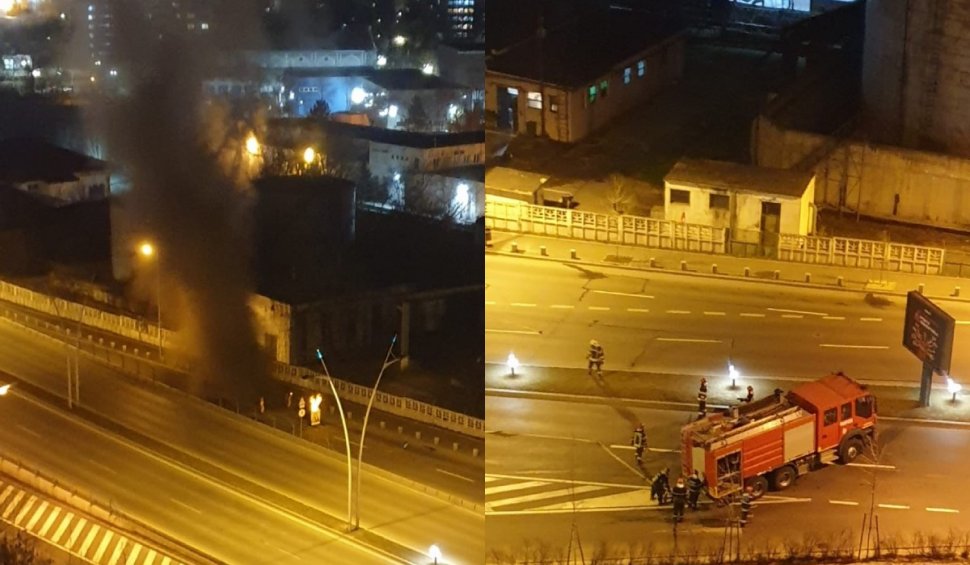 Explozie la o țeavă de gaze, lângă podul Basarab din Capitală. Circulația în zonă a fost oprită