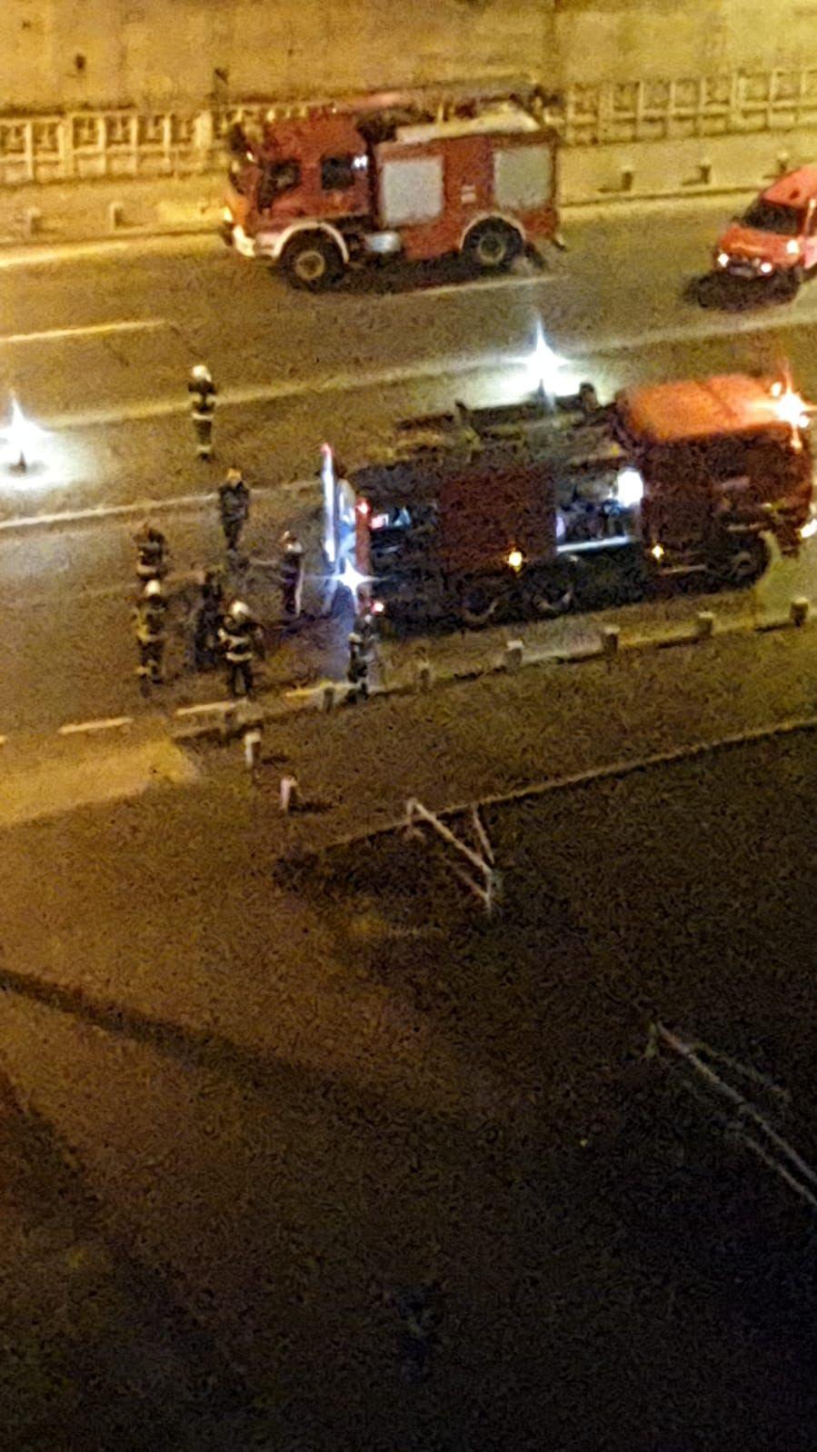 Explozie la o țeavă de gaze, lângă podul Basarab din Capitală. Circulația în zonă a fost oprită 751681