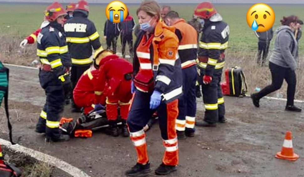 Asistentă medicală în lacrimi, la un accident mortal lângă Videle: "Durerea neputinţei"