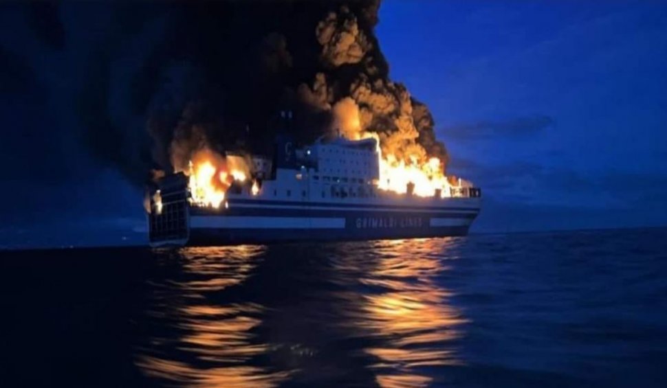 "Spuneţi-mi că trăiesc!" | Tânăr dispărut în incendiul de pe feribotul grecesc, găsit în viaţă