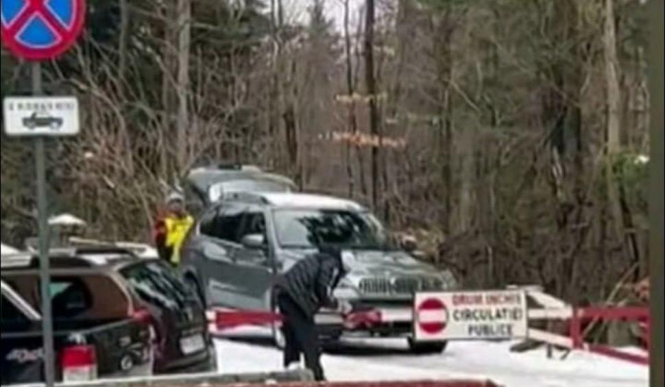 Un şofer a tăiat cu flexul bariera care blochează drumul către cota 1.400. Ce pedeapsă riscă bărbatul 751898