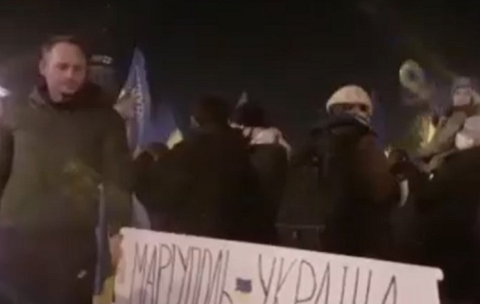 Noi proteste în Ucraina după anunţul invaziei făcut de Vladimir Putin