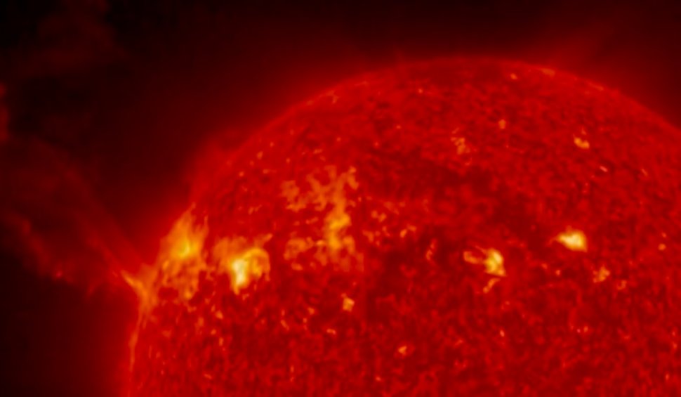 Cea mai mare explozie solară surprinsă până acum, în imagini fără precedent transmise de NASA