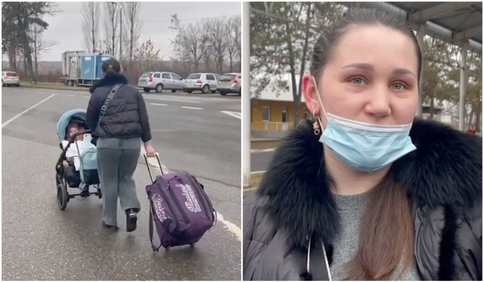 Mama care a trecut granița pe jos din Ucraina în România: ”Mi-am lăsat familia acolo. Nu mi-am luat nimic în afară de documente și copil”