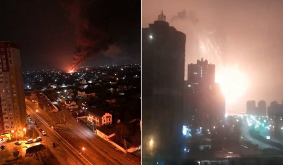 Război în Ucraina | Explozii uriaşe în Kiev, Capitala este sub asediu