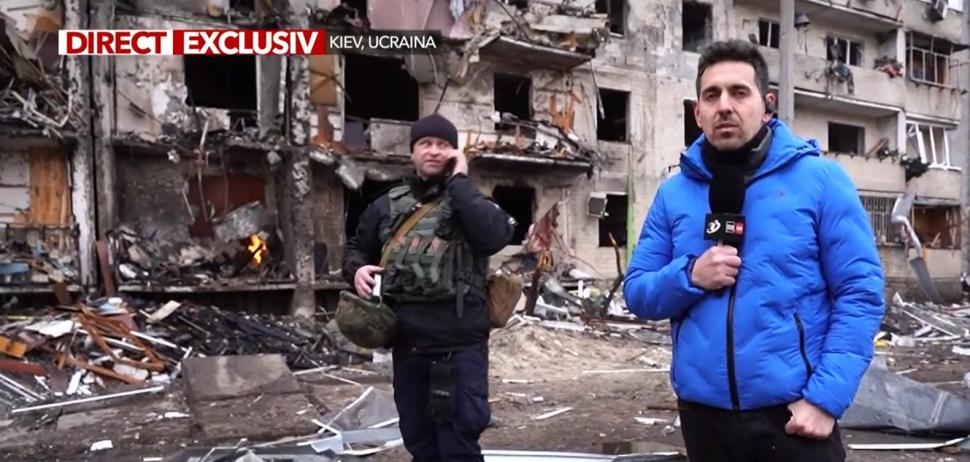 Trimisul special Antena 3 în Ucraina, date în timp real de pe linia frontului | "Este ziua doi de război, un război pe care Rusia l-a pornit asupra țării vecine pașnice" 752843