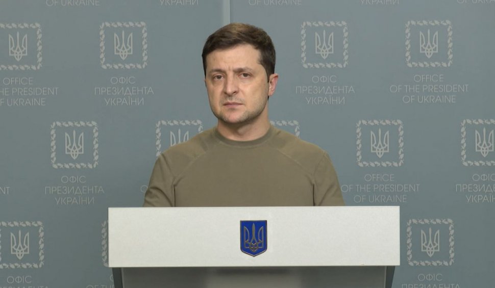 Volodimir Zelenski, preşedintele Ucrainei, anunţă bilanţul primei zile de război cu Rusia: "Am pierdut 137 de eroi"