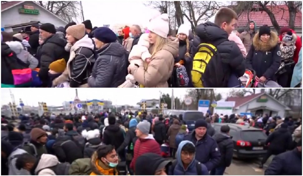 Scene apocaliptice la Vama Siret: Mii de oameni aşteaptă, ore în şir, să intre în România. Nu mai au mâncare, nu mai au benzină