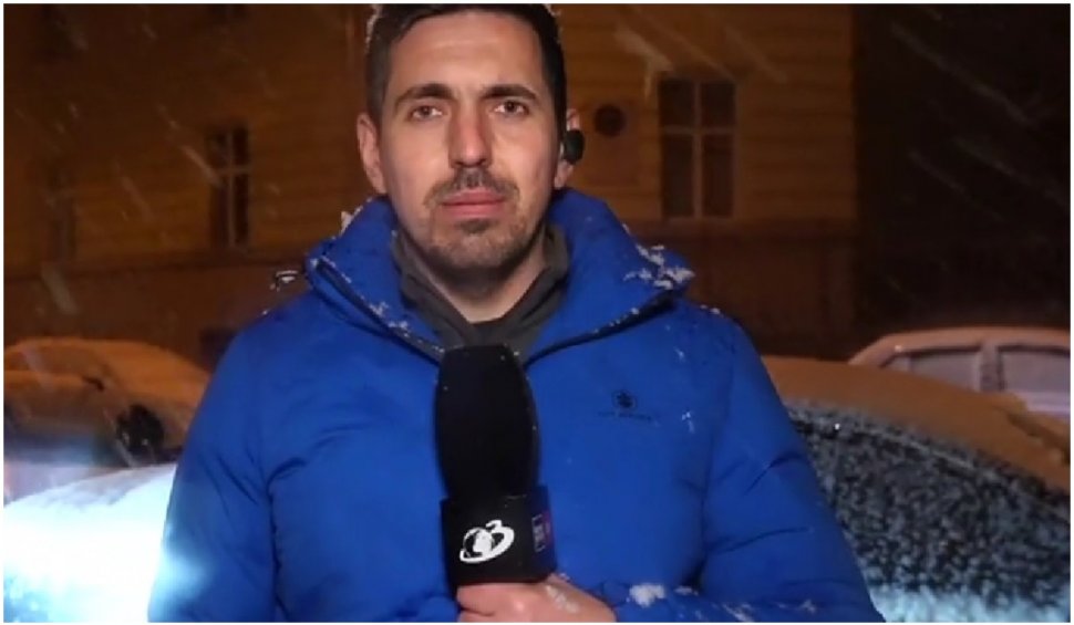 Echipa Antena 3, surprinsă în timpul alertei antiaeriene din Lvov. Ucrainenii se pregătesc pentru încă o noapte de teroare