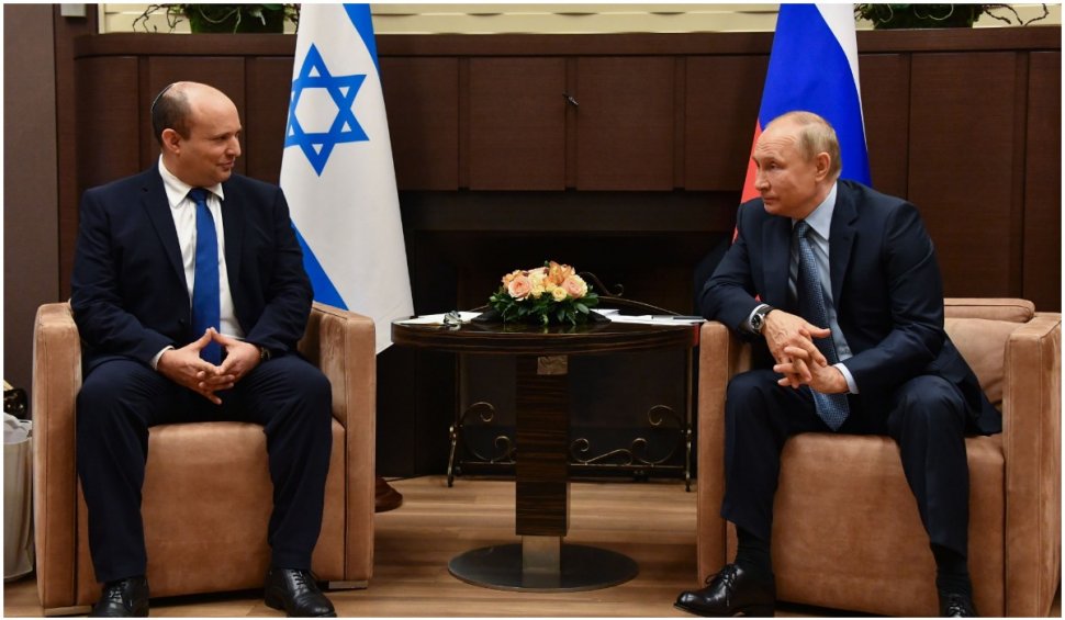 Naftali Bennett, discuție telefonică cu Vladimir Putin: ”Este pregătit pentru negocieri”