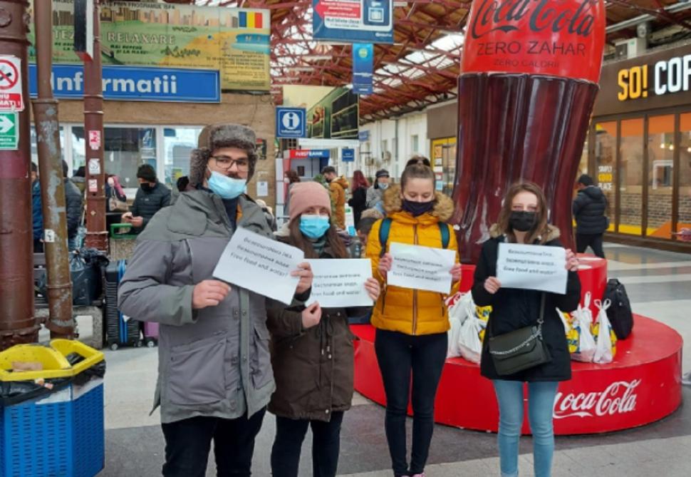 Refugiaţii din Ucraina au început să sosească în Gara de Nord din Bucureşti 753261