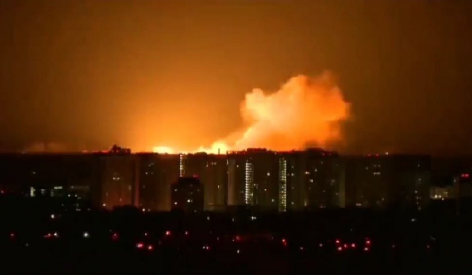 Kiev, bombardat cu rachete, la scurt timp după încheierea negocierilor ruso-ucrainene | Bombardamente și în alte orașe