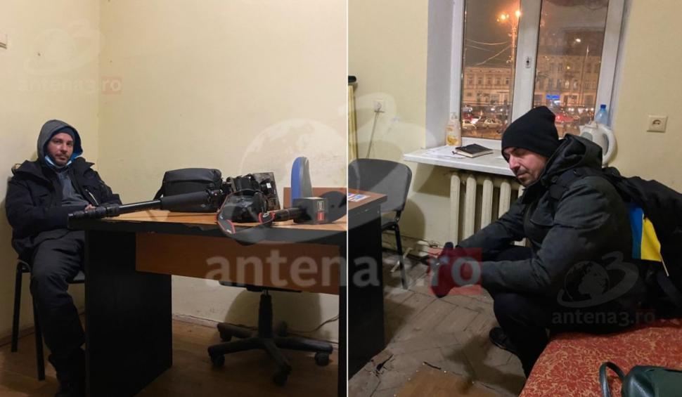 Jurnaliştii Antena 3 în Ucraina, Cristi Popovici şi Costi Pahonţu, au fost reţinuţi de Poliţia din Liov