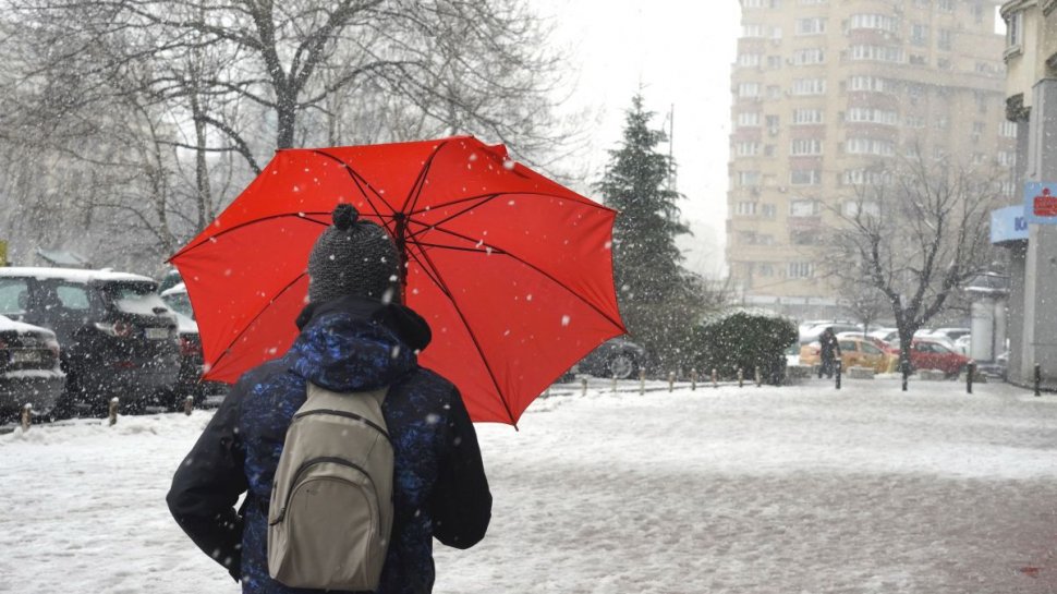 Vine iarna în București! Avertizare ANM de ninsori și frig pentru Capitală