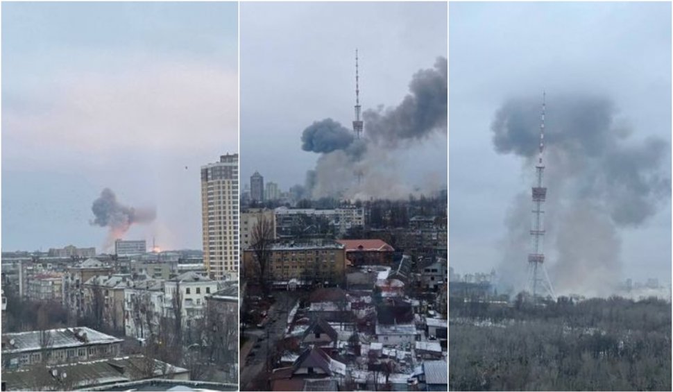 Au început bombardamentele la Kiev! Convoiul morţii este gata să intre | Oamenii aleargă panicaţi spre metrou
