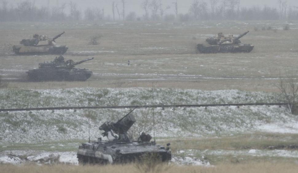 Exercițiu militar cu tancuri și sute de militari români și americani, la Galați