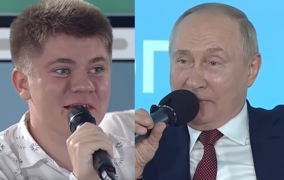 Cum a fost umilit Vladimir Putin de un elev rus. Gafa liderului de la Kremlin l-a făcut pe tânăr să reacționeze 