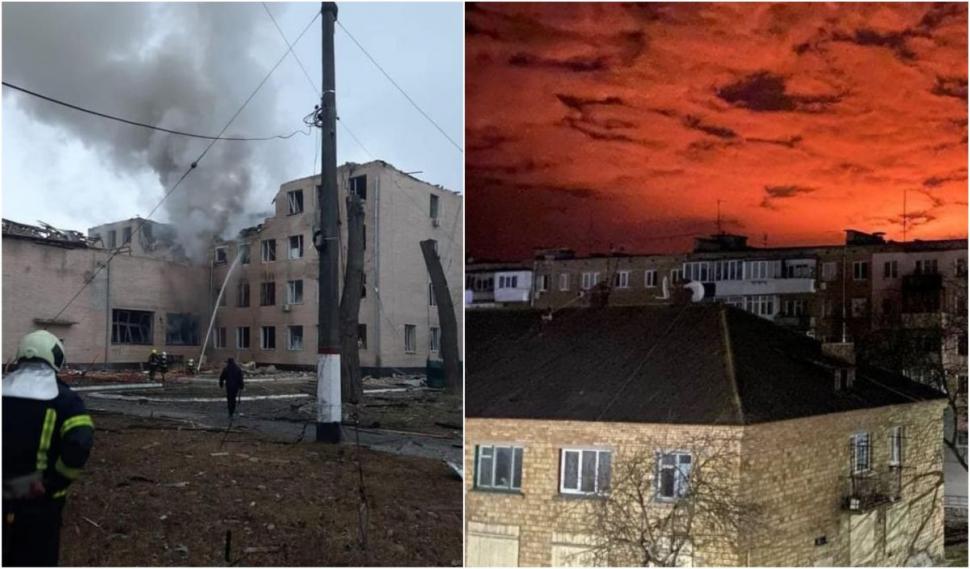 A şaptea zi de bombardamente | Războiul din Ucraina în imagini 753859