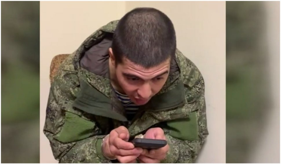 Soldat rus capturat de ucraineni: ”Ofițerii își ucid răniții”