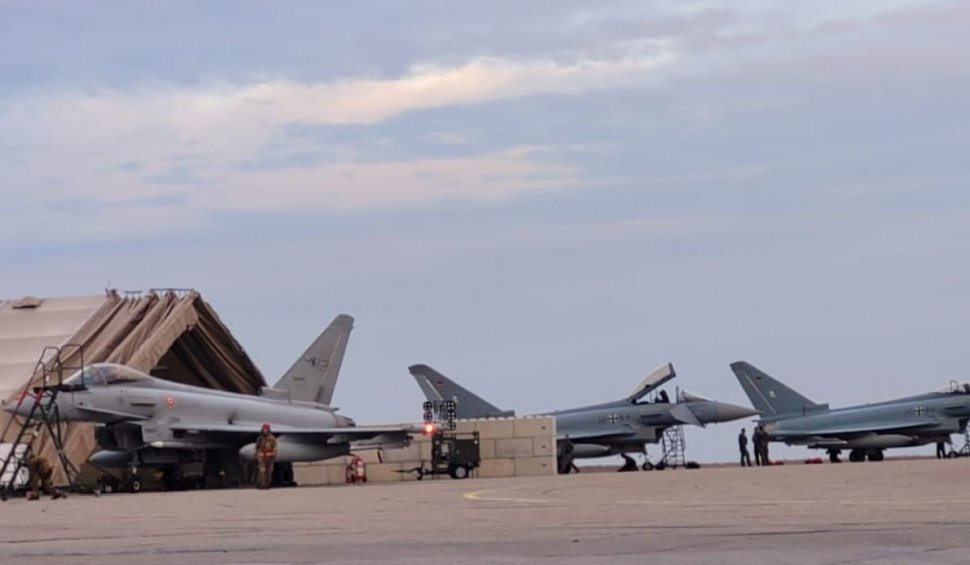 Italia își suplimentează numărul de avioane Eurofighter Typhoon în România