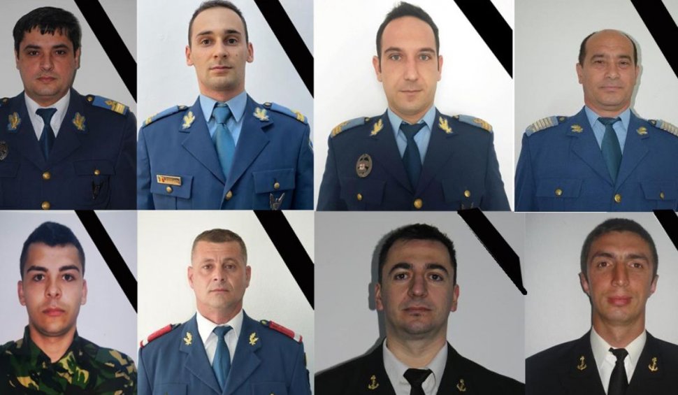 Lacrimi şi durere pentru militarii morţi în dubla tragedie aviatică de la Constanţa: "Pentru ei, azi nu mai există"