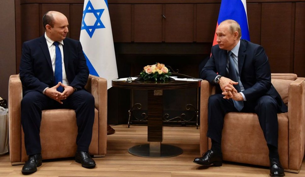 Premierul Israelului s-a întâlnit cu Vladimir Putin pentru a discuta despre conflictul Rusia-Ucraina